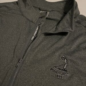 Pinehurst 1895 Golf Course Resort Full Zip Jacket XL Gray PGA Tour US Open Ryder